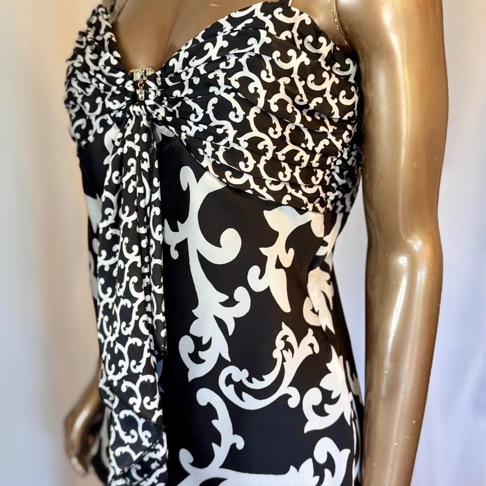White House Black Market Satiny Spaghetti Strap Blouse - Picture 3 of 10